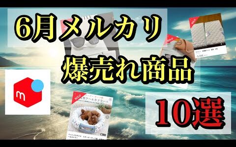 【爆益】メルカリで6月によく売れる商品を10選まとめて紹介します