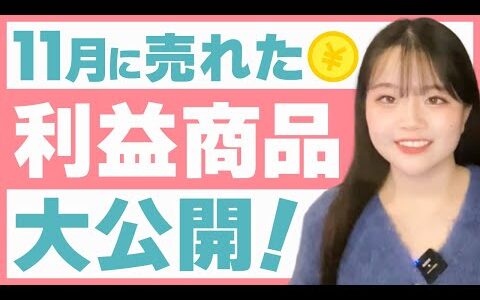 【せどり物販】物販で年商9000万稼ぐ私が11月に売れた利益商品10選を特別に大公開します