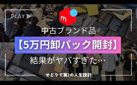 【中古せどり】利益〇万円…5万円分卸パック開封した結果・・・