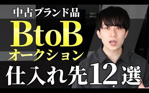 【2024年最新】最強の仕入れ先 / BtoBオークション12選