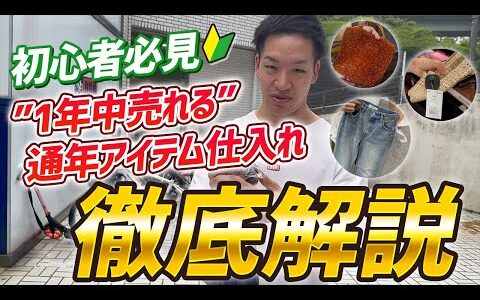 【店舗せどり】1年中売れる！通年アイテム 徹底解説