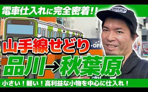 【検証】小物仕入れで一撃利益1万円超え！山手線沿線だけで店舗せどりしたら稼げるのか？