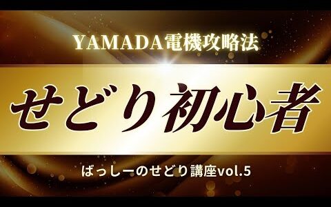 せどり転売を始める初心者さんに、YAMADA電機攻略法 ばっしーのせどり講座vol 5