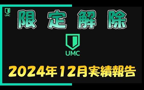 【限定解除】2024年12月 電脳せどり実績報告会