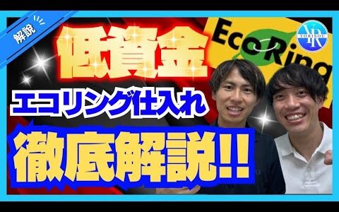 【電脳で低資金！】エコリング低資金仕入れ徹底解説！！【副業】【せどり】【メルカリ】