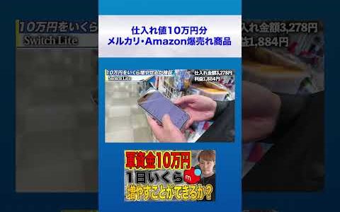 【Switchライト】仕入れ値10万円分!メルカリ・Amazon爆売れ商品【中古せどり】