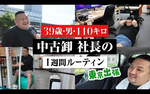 【店舗せどりやめろ】中古卸運営・39歳男の倉庫運営ルーティン 東京出張 食欲旺盛110キロ 早朝作業大好き朝型人間