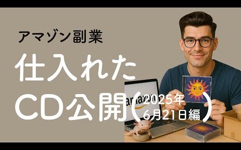 アマゾン副業「仕入れたCD公開（2025年6月21日編）」