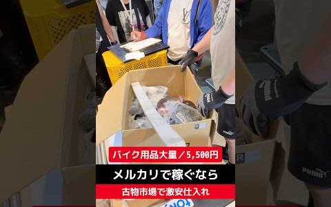 【せどり副業で月収アップ】メルカリで稼ぐなら古物市場で激安仕入れ｜東京マーケットの競り風景！