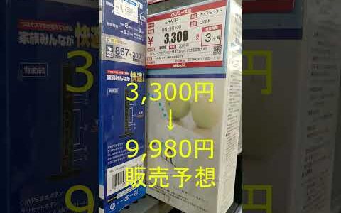 利益5,300円商品：アイリスオーヤマのワイヤレスカメラシステム